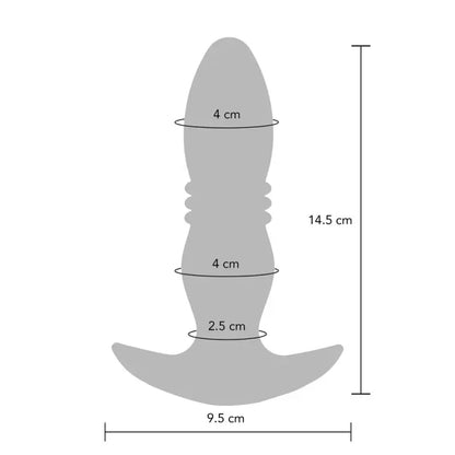 Vibrating Thrusting Buttplug for Enhanced Toyjoy Buttocks Pleasure
