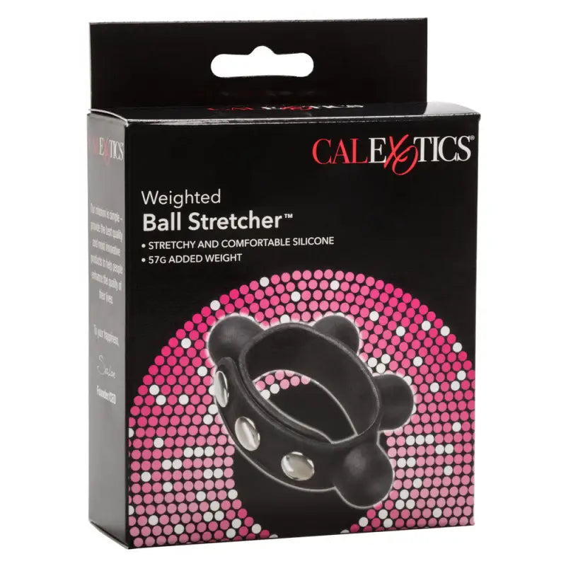 Weighted Ball Stretcher Cock Ring for Enhanced Bondage Experience