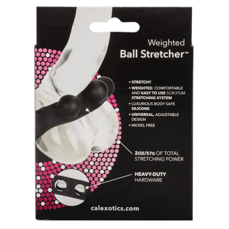 Weighted Ball Stretcher Cock Ring for Enhanced Bondage Experience