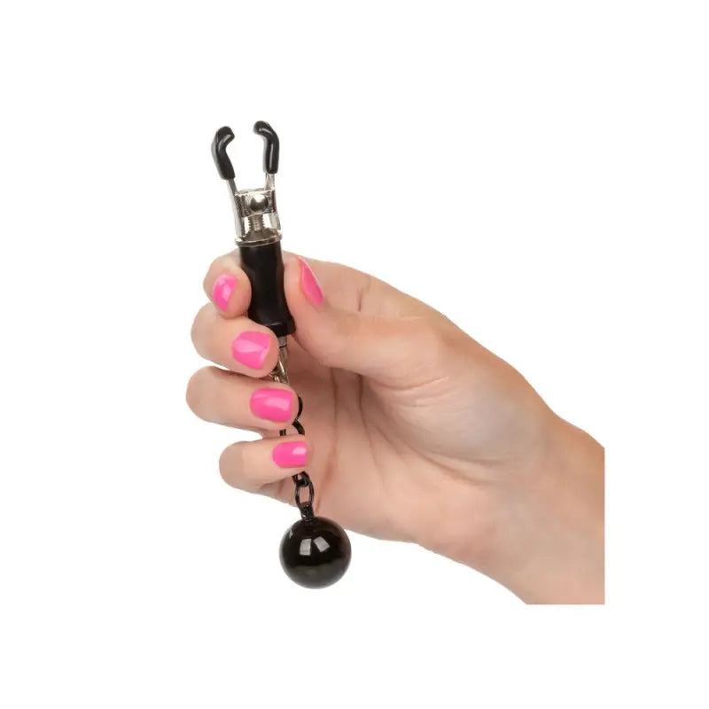 Weighted Twist Nipple Clamps for Body Jewellery Enjoyment