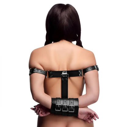 XR Strict Arm Binder Adjustable Restraint for Ultimate Bondage Play