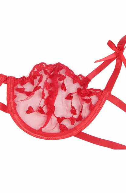 YesX YX845Q Red Bra Set for Timeless Elegance and Modern Desire