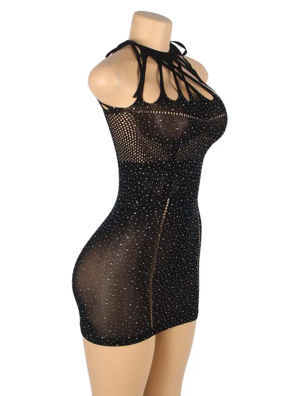YX865 Sparkle Rhinestone Fishnet for Timeless Ultra-Glam Elegance